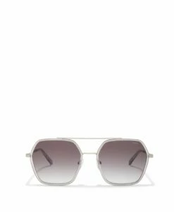 TUMI 510 Hexagon Double Bar Sunglasses, 56mm